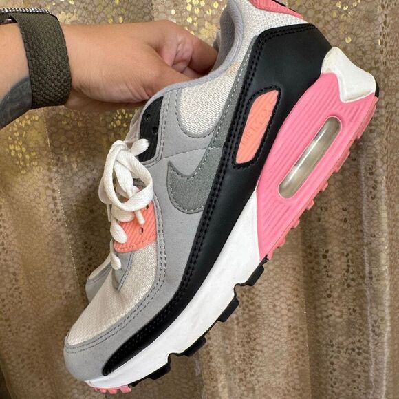 Nike Air Max 90 Women's Size 8 Recraft Rose Pink Retro Low Sneakers - Picture 2 of 9
